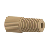 Super Flangeless™ Nut 5/16-24 Flat-Bottom, for 1/8" OD - Natural